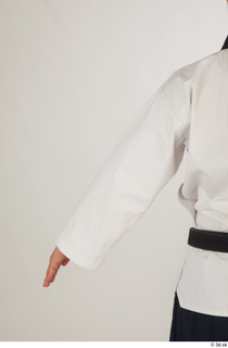 Lan arm black belt dressed kimono dress sleeve sports upper…